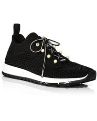Jimmy Choo - Embellished Veles Sneakers - Lyst