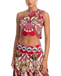 FARM Rio - Odara One Shoulder Top - Lyst