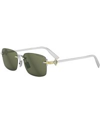 Dior - Cd Diamond S11U Rectangle Sunglasses, 54Mm - Lyst