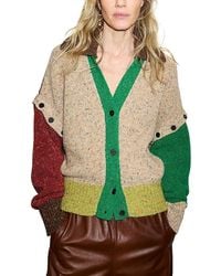 MAX&Co. - Fiabe Wool Detachable Sleeve Cardigan - Lyst