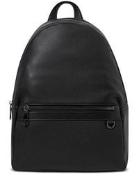Reiss - Drew Leather Backpack - Lyst