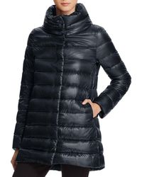 Herno Amelia Stand Collar Down Coat - Blue