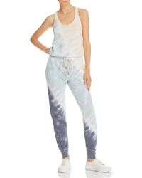 Young Fabulous & Broke Eberhart Tie - Dye Jumpsuit - Blue