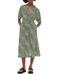 Whistles - Diagonal Leopard Print Dress - Lyst