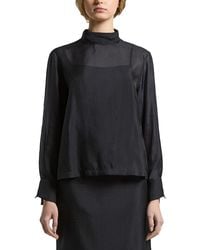 Peserico - Back Button Collar Blouse - Lyst