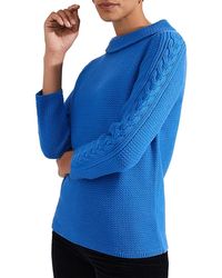 Hobbs - Camilla Cable Jumper - Lyst
