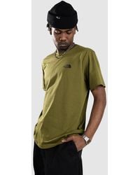 The North Face - Simple dome camiseta verde - Lyst