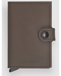 Secrid - Mini cartera marrón - Lyst