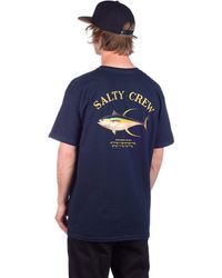 Salty Crew Ahi mount t-shirt azul