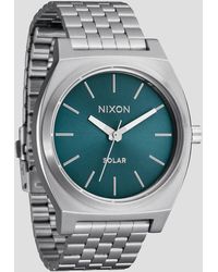 Nixon - Time teller solar reloj gris - Lyst