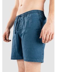 Vans - Range salt wash relaxed elastic pantalones cortos azul - Lyst