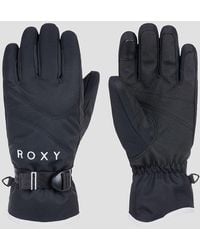 Roxy - Jetty solid guantes negro - Lyst