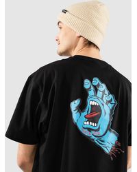 Santa Cruz - Screaming hand chest camiseta negro - Lyst