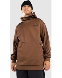 Oakley - Park rc softshell shred hoodie marrón - Lyst