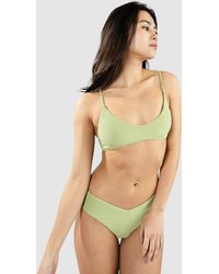Billabong - Tanlines v bralette bikini top verde - Lyst