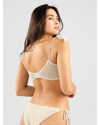Rip Curl - Oceans together crochet bikini top blanco - Lyst
