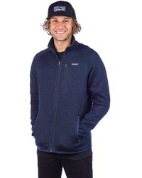 Patagonia - Better sweater sudadera con cremallera azul - Lyst