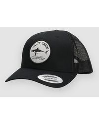 Salty Crew - Bruce retro trucker sombrero negro - Lyst