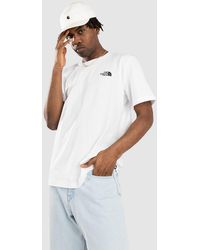 The North Face - Simple dome camiseta blanco - Lyst