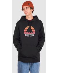 Burton - Underhill sudadera con capucha negro - Lyst