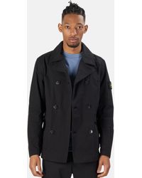 stone island wool coat