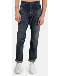 Fabric-Brand & Co. Vintage Wash Jeans - Blue