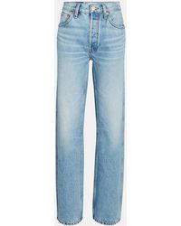 RE/DONE Denim 90s High Rise Loose Jeans Rio Fade in Blue | Lyst