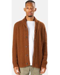 04651/ 04651 Chunky Cardigan Sweater - Brown