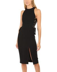 Zimmermann Laced In Midi Dress - Black