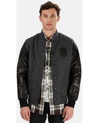 Lucien Pellat Finet Cashmere Leather Jacket - Gray