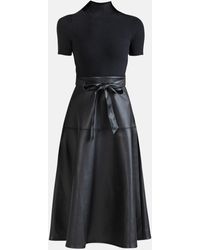 Shoshanna Farrah Combo Dress - Black