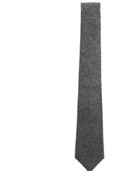 Acne Studios Webber Wool Tie - Grey