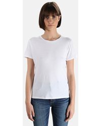 Majestic Filatures Silk Touch Crew T-shirt - White
