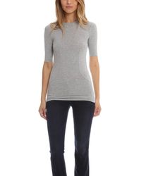 Alexander Wang Stretch Top With Stitch Detail - Grey
