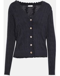 Minnie Rose Cable Cardigan - Blue