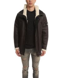 Stone Island Leather jackets for Men | Christmas Sale up to 55% off | Lyst