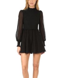 Zimmermann Primrose Crinkle Playsuit - Black