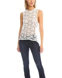 Roseanna Lace Tank Top - White