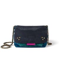 Jérôme Dreyfuss Lulu S Bag Cav Jeans - Blue