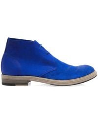 Acne Studios Pedro Desert Boot Shoes - Blue