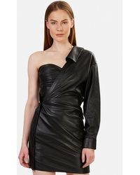 RTA Lana Leather Dress - Black
