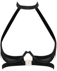 Bluebella - Thalia Open Bra Black - Lyst