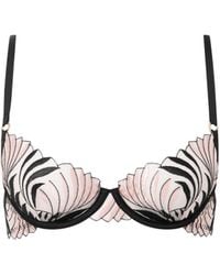 Bluebella - Katerine Wired Bra Black/pearl/sheer - Lyst