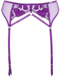 Bluebella - Isla Suspender Electric Purple - Lyst