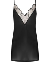 Bluebella - Bluebella Nuisette Transparente En Mousseline Marabel Noir - Lyst