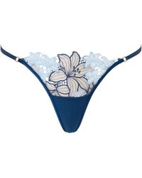 Bluebella - Calantha Floral Lace Thong - Lyst
