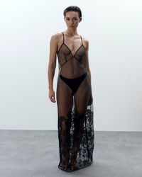 Bluebella - Penelope Sheer Long Chemise - Lyst