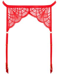 Bluebella - Anaya Suspender Flame Scarlet - Lyst