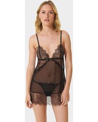 Bluebella - Peony Short Chemise And Thong Set - Lyst