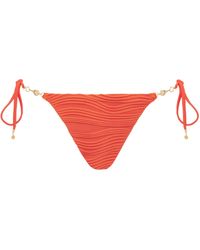 Bluebella - Orta Tie-Side Bikini Brief Hot Coral - Lyst